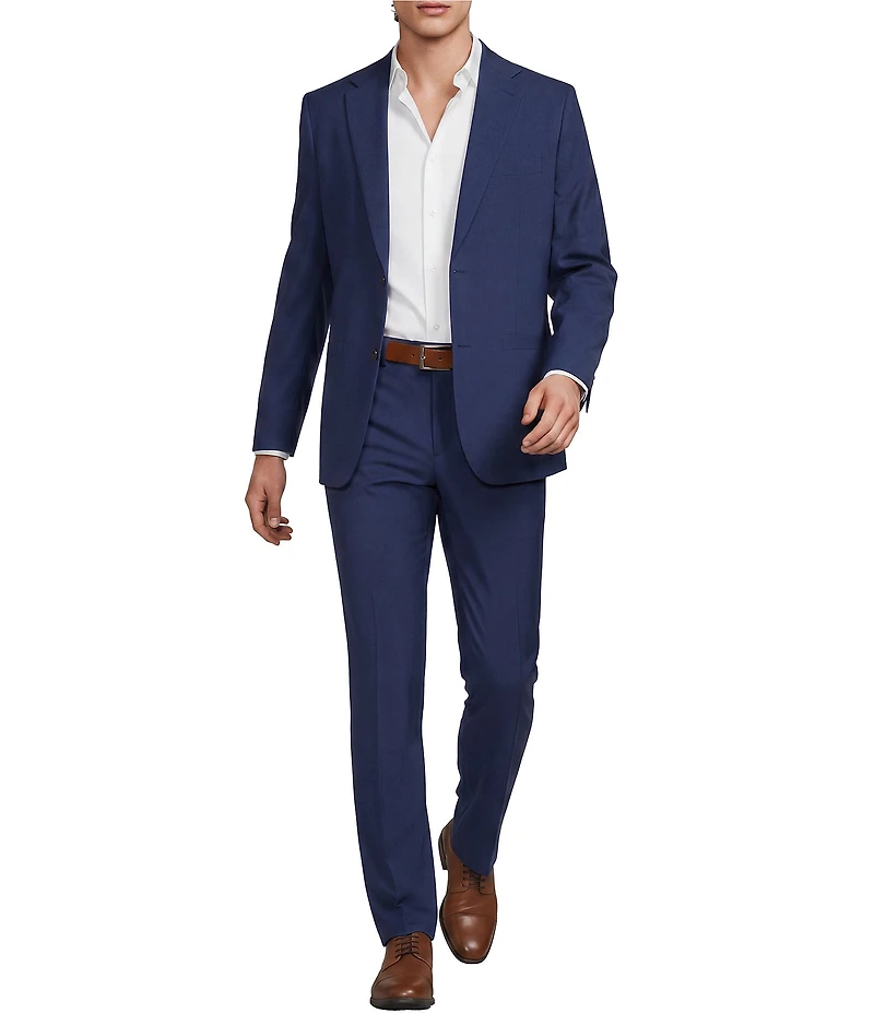 Murano Collezione Coordinating Classic Fit Bi-Stretch Wool Suit Separates Blazer