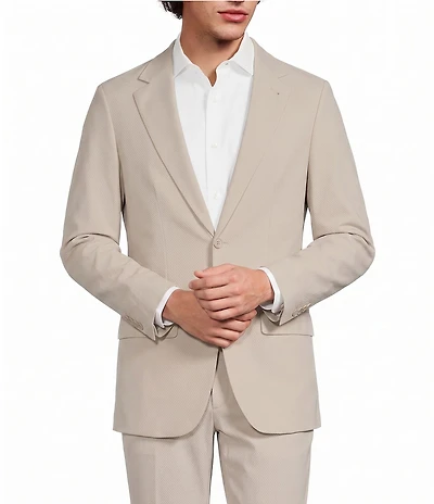 Murano Collezione Classic Fit Textured Suit Separates Blazer