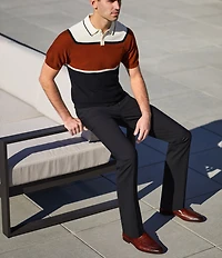 Murano Collezione Evan Extra Slim-Fit Performance Bi-Stretch Suit Separates Wool Blend Flat-Front Dress Pants