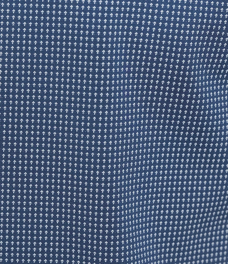 Murano Collezione Slim-Fit Cross Pattern Long Sleeve Woven Shirt