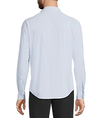 Murano Collezione Slim Fit Dot Pattern Long Sleeve Woven Shirt