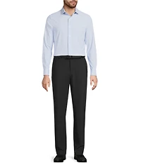 Murano Collezione Slim Fit Dot Pattern Long Sleeve Woven Shirt