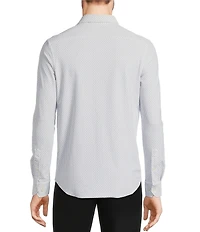 Murano Collezione Slim Fit Geometric Print Long Sleeve Woven Shirt