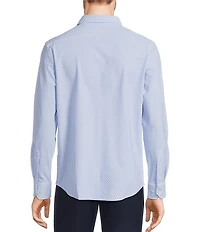 Murano Collezione Slim Fit Geometric Print Long Sleeve Woven Shirt