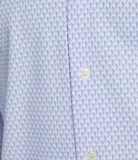 Murano Collezione Slim Fit Geometric Print Long Sleeve Woven Shirt