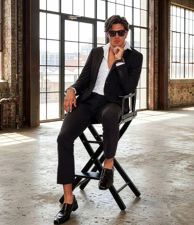 Murano Collezione Slim-Fit Performance Bi-Stretch Wool Blend Suit Separates Blazer