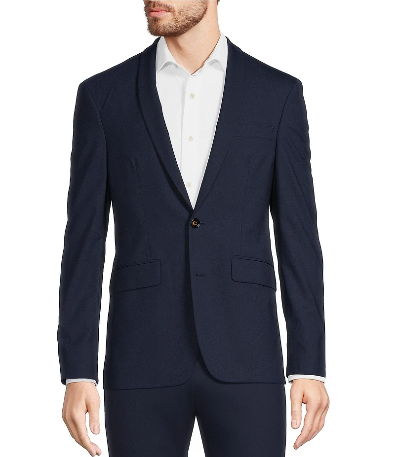 Murano Collezione Slim Fit Performance Bi-Stretch Wool Blend Suit Separates Blazer