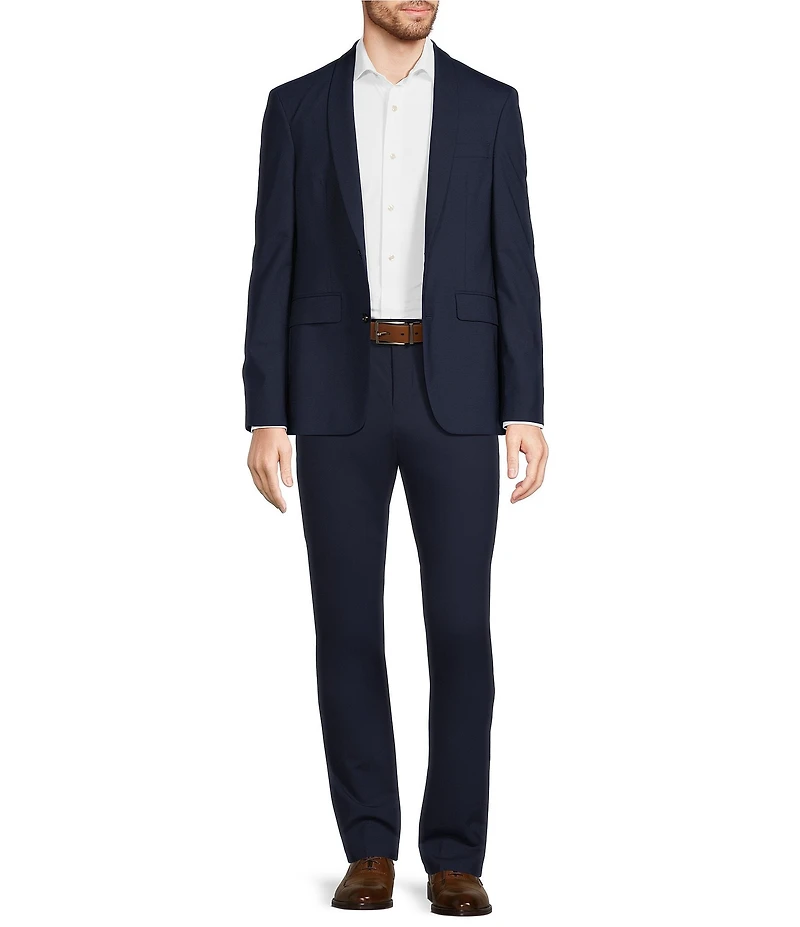 Murano Collezione Slim Fit Performance Bi-Stretch Wool Blend Suit Separates Blazer