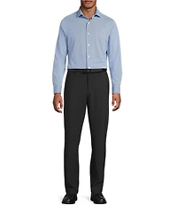Murano Collezione Slim-Fit Pin Stripe Long Sleeve Woven Shirt