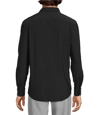Murano Collezione Slim Fit Solid Long Sleeve Woven Shirt