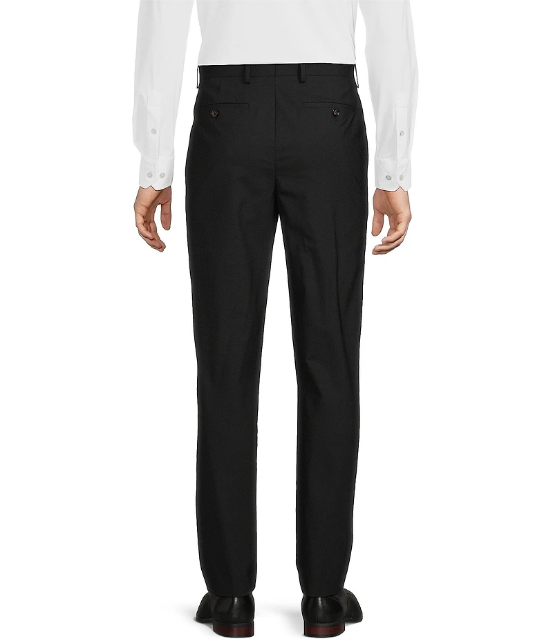 Murano Collezione Coordinating Zac Classic Fit Wool Bi-Stretch Solid Suit Separates Dress Pants