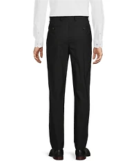 Murano Collezione Coordinating Zac Classic Fit Wool Bi-Stretch Solid Suit Separates Dress Pants