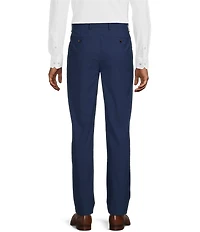 Murano Collezione Coordinating Zac Classic Fit Wool Bi-Stretch Solid Suit Separates Dress Pants