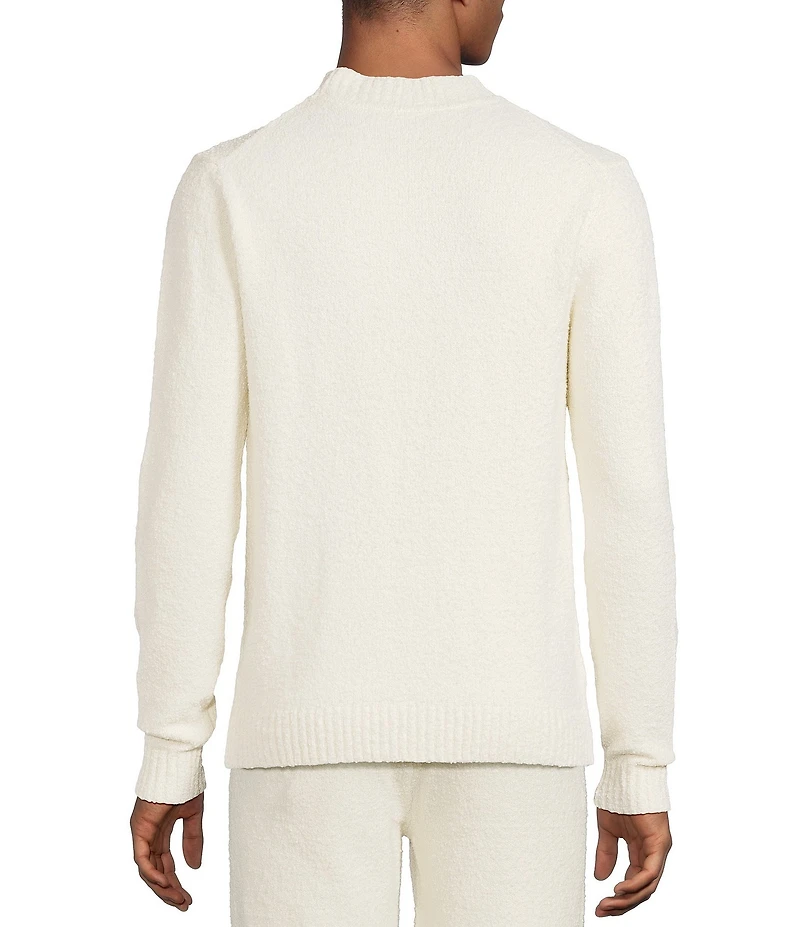 Murano Comfort Luxe Solid Teddy Mock Neck Sweater