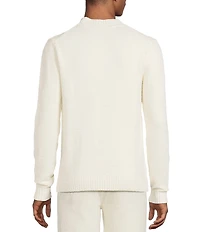 Murano Comfort Luxe Solid Teddy Mock Neck Sweater