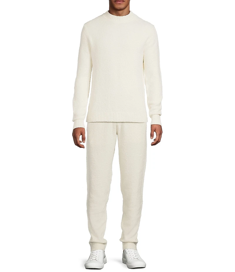 Murano Comfort Luxe Solid Teddy Mock Neck Sweater