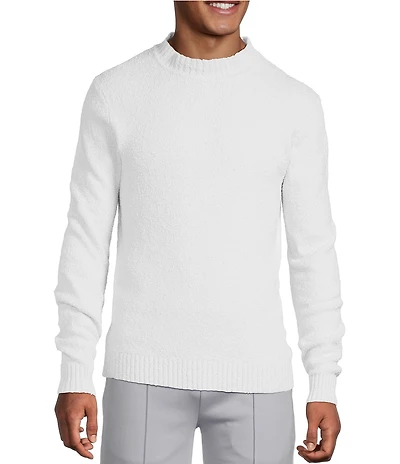 Murano Comfort Luxe Solid Teddy Mock Neck Sweater