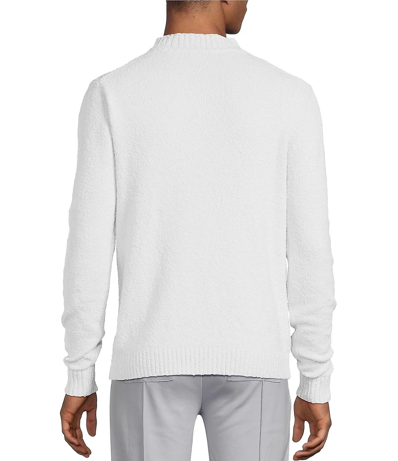 Murano Comfort Luxe Solid Teddy Mock Neck Sweater