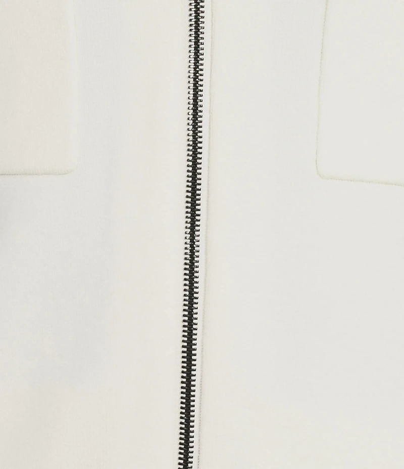 Murano Comfortable Lux Jersey Zip Coat Front Sweater