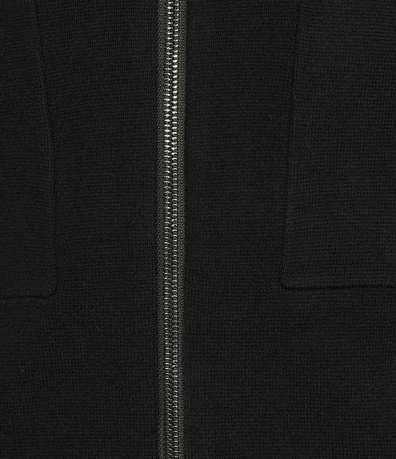 Murano Comfortable Lux Jersey Zip Coat Front Sweater