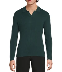 Murano Comfortable Lux Johnny Sweater Long Sleeve Polo Shirt