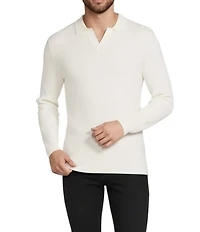 Murano Comfortable Lux Johnny Sweater Long Sleeve Polo Shirt