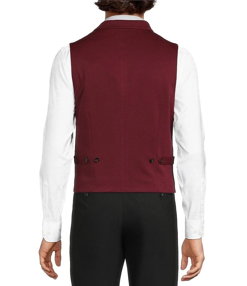 Murano Coordinating Solid Knit Suit Separates Shawl Vest