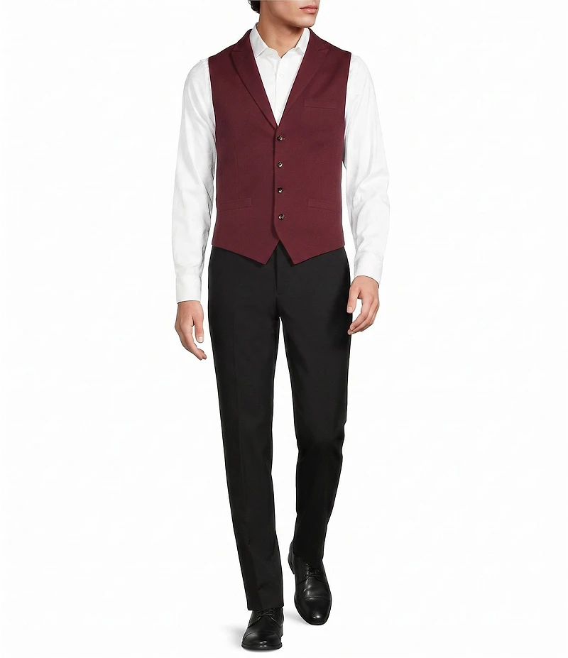 Murano Coordinating Solid Knit Suit Separates Shawl Vest