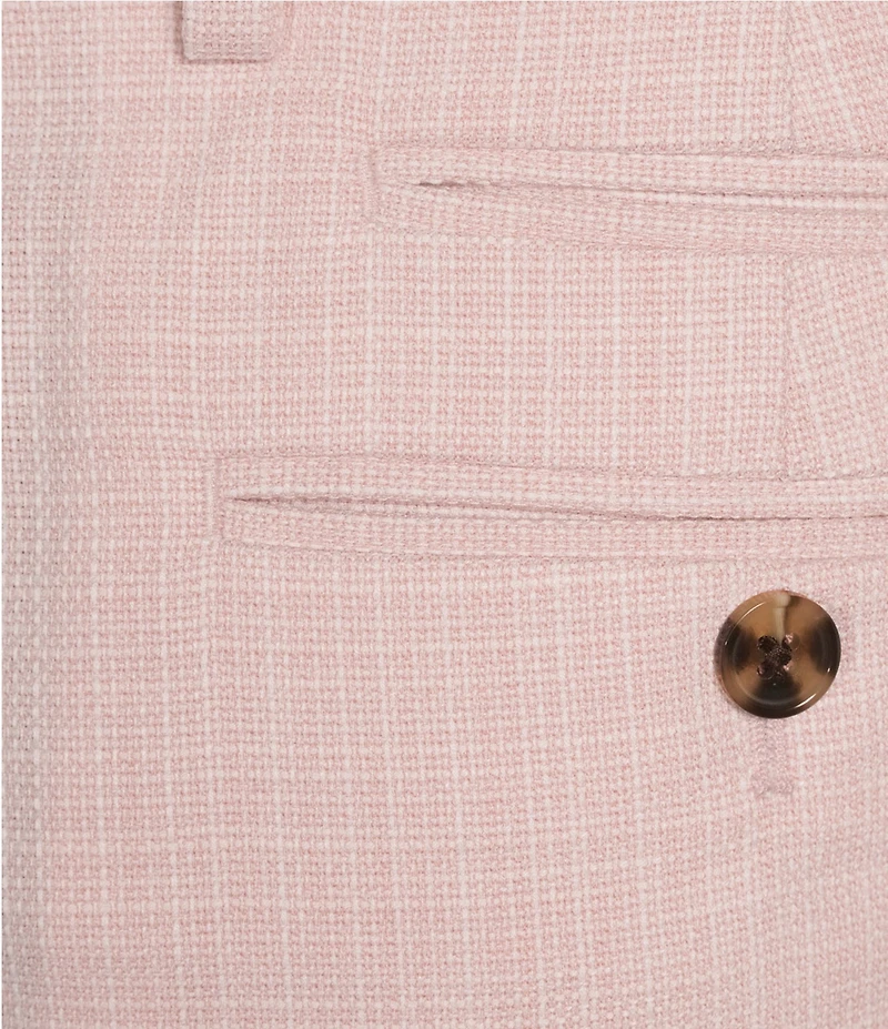 Murano Corsa Di Cavalli Derby Collection Alex Slim Fit Textured Suit Separates Dress Pants