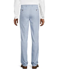 Murano Corsa Di Cavalli Derby Collection Alex Slim Fit Textured Suit Separates Dress Pants