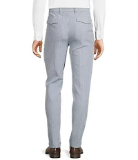 Murano Corsa Di Cavalli Derby Collection Lucas Pleated Stripe Seersucker Suit Separates Dress Pants