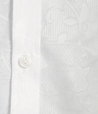 Murano Corsa Di Cavalli Derby Collection Slim-Fit Jacquard Long Sleeve Woven Shirt