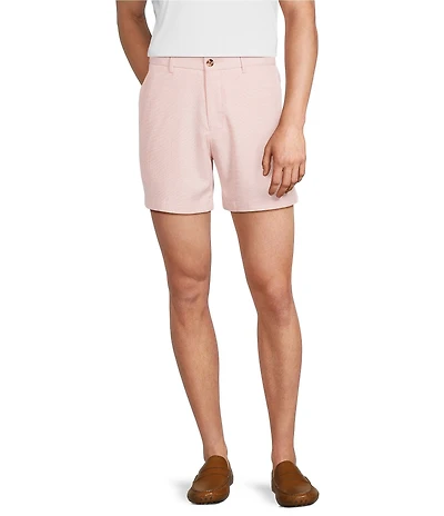 Murano Corsa Di Cavalli Derby Collection Textured 5.5#double; Inseam Shorts