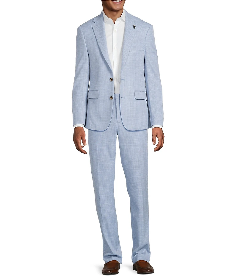 Murano Corsa Di Cavalli Derby Collection Textured Slim Fit Suit Separates Jacket