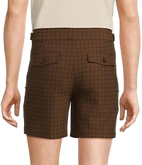 Murano Crocodile World Collection Jacquard Gurkha 6.5#double; Inseam Shorts
