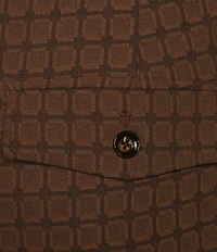 Murano Crocodile World Collection Jacquard Gurkha 6.5#double; Inseam Shorts