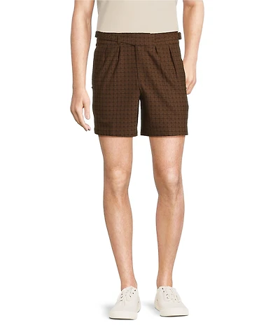 Murano Crocodile World Collection Jacquard Gurkha 6.5#double; Inseam Shorts