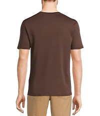 Murano Crocodile World Collection Slim Fit Velour Patch Short Sleeve T-Shirt