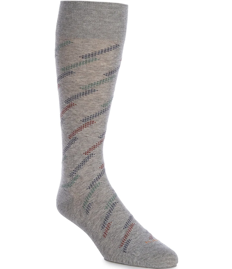 Murano Diagonal Stripe Crew Length Socks