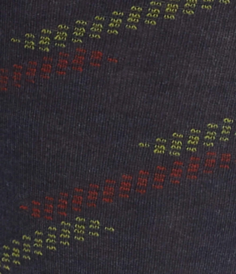 Murano Diagonal Stripe Crew Length Socks