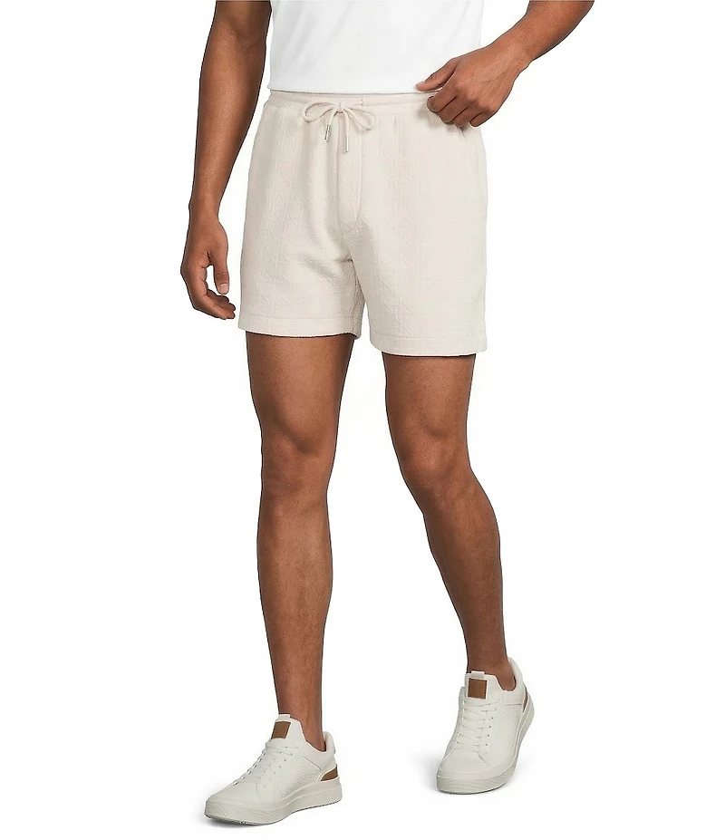 Murano Elastic Textured 5.5#double; Inseam Shorts