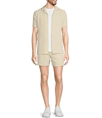 Murano Elastic Textured 5.5#double; Inseam Shorts