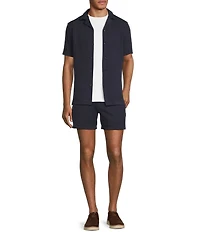 Murano Elastic Textured 5.5#double; Inseam Shorts