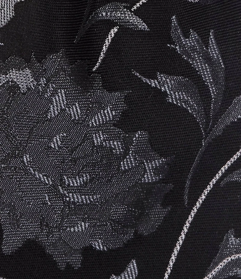 Murano Elegant Floral-Print 2 3/4#double; Silk-Blend Tie