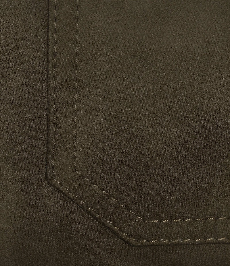 Murano Faux Suede Long Sleeve Shirt Jacket