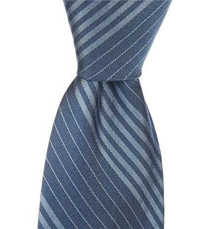 Murano Feller Multi Stripe 3 1/8#double; Silk Tie
