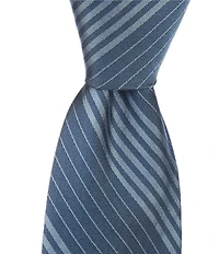 Murano Feller Multi Stripe 3 1/8#double; Silk Tie