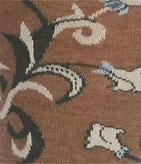 Murano Floral Pattern Crew Length Socks