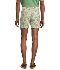 Murano From The Garden Collection Floral Jacquard 5.5#double; Inseam Shorts