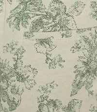 Murano From The Garden Collection Floral Jacquard 5.5#double; Inseam Shorts